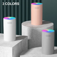 Load image into Gallery viewer, Portable Electric Air Humidifier Aroma Oil Diffuser USB Cool Mist Sprayer with Colorful Night Light for Home Car

