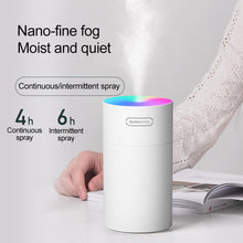 Load image into Gallery viewer, Portable Electric Air Humidifier Aroma Oil Diffuser USB Cool Mist Sprayer with Colorful Night Light for Home Car
