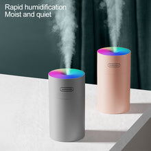 Load image into Gallery viewer, Portable Electric Air Humidifier Aroma Oil Diffuser USB Cool Mist Sprayer with Colorful Night Light for Home Car
