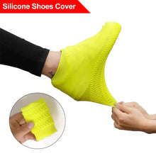 Load image into Gallery viewer, 1 Pair Waterproof Silicone Shoes Cover Unisex Shoes Colorful Protectors Rain Boots for Outdoor Rainy Days Reusable Shoe Covers
