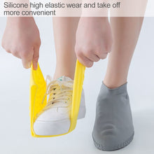Load image into Gallery viewer, 1 Pair Waterproof Silicone Shoes Cover Unisex Shoes Colorful Protectors Rain Boots for Outdoor Rainy Days Reusable Shoe Covers

