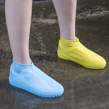 Load image into Gallery viewer, 1 Pair Waterproof Silicone Shoes Cover Unisex Shoes Colorful Protectors Rain Boots for Outdoor Rainy Days Reusable Shoe Covers
