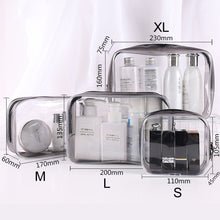 Load image into Gallery viewer, Women Travel Cosmetic Bag Waterproof PVC Transparent Woman Makeup Bags Portable Toiletry Storage Bag Organizer Box
