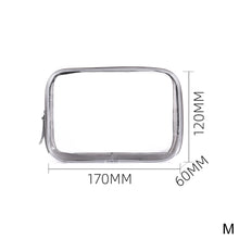 Load image into Gallery viewer, Women Travel Cosmetic Bag Waterproof PVC Transparent Woman Makeup Bags Portable Toiletry Storage Bag Organizer Box

