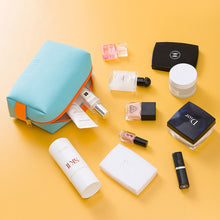 Load image into Gallery viewer, Women Travel Cosmetic Bag Waterproof Pu Cute Candy Colors Woman Makeup Bags Portable Toiletry Storage Bag Organizer Box
