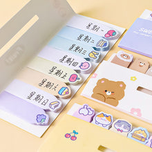 Load image into Gallery viewer, Kawaii Memo Pad Bookmarks Creative Cute Bear Cat Dog Sticky Notes Index Posted It Planner Stationery Paper Stickers
