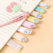 Load image into Gallery viewer, Kawaii Memo Pad Bookmarks Creative Cute Bear Cat Dog Sticky Notes Index Posted It Planner Stationery Paper Stickers

