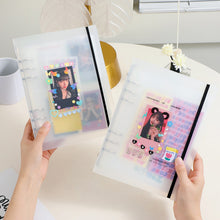 Load image into Gallery viewer, A5 Kpop Binder Photocards Holder Ins Polaroid Album Book Album Heart Photo Card Album Student School Stationery
