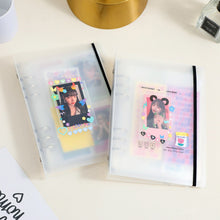 Load image into Gallery viewer, A5 Kpop Binder Photocards Holder Ins Polaroid Album Book Album Heart Photo Card Album Student School Stationery
