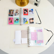 Load image into Gallery viewer, A5 Kpop Binder Photocards Holder Ins Polaroid Album Book Album Heart Photo Card Album Student School Stationery
