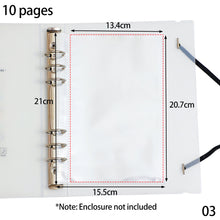 Load image into Gallery viewer, A5 Kpop Binder Photocards Holder Ins Polaroid Album Book Album Heart Photo Card Album Student School Stationery
