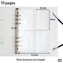Load image into Gallery viewer, A5 Kpop Binder Photocards Holder Ins Polaroid Album Book Album Heart Photo Card Album Student School Stationery
