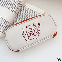 Load image into Gallery viewer, Kawaii Bear Pencil Bags Cartoon Cute Simple Pencil Cases Student School Supplies Stationery Pencil Bags Storage Bag Canvas Girl Bags
