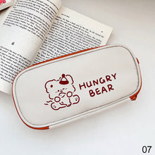 Load image into Gallery viewer, Kawaii Bear Pencil Bags Cartoon Cute Simple Pencil Cases Student School Supplies Stationery Pencil Bags Storage Bag Canvas Girl Bags
