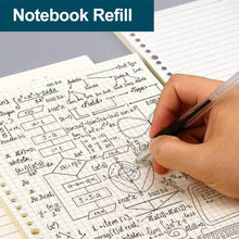 Load image into Gallery viewer, A5 A4 B5 Loose Leaf Notebook Refill Spiral Binder Inner Page Weekly Monthly To Do Line Dot Grid Inside Paper Stationery
