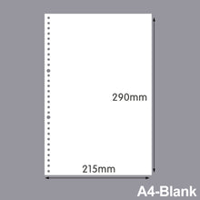Load image into Gallery viewer, A5 A4 B5 Loose Leaf Notebook Refill Spiral Binder Inner Page Weekly Monthly To Do Line Dot Grid Inside Paper Stationery
