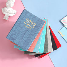 Load image into Gallery viewer, 2023 A7 Mini Notebook 365 Days Portable Pocket Notepad Daily Weekly Agenda Planner Notebooks Stationery Office School Supplies
