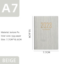 Load image into Gallery viewer, 2023 A7 Mini Notebook 365 Days Portable Pocket Notepad Daily Weekly Agenda Planner Notebooks Stationery Office School Supplies
