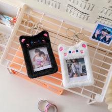 Load image into Gallery viewer, Cute Plush Bear Rabbit Photocard Holder Korea Idol Photocard Protector Case With Keychain For Women Girls ID Card Holder
