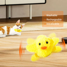 Load image into Gallery viewer, Flapping Duck Cat Toys Interactive Electric Bird Toys Washable Cat Plush Toy With Catnip Vibration Sensor Cats Game Toy Kitten
