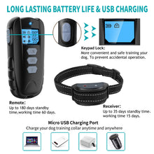 Load image into Gallery viewer, 3 IN 1 Electric Dog Training Collar Pet Remote Control Barkproof Collars Anti Barking Device Beep Vibration Sound Flashlight Rechargeable Waterproof
