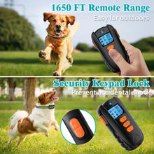 Load image into Gallery viewer, 3 IN 1 Electric Dog Training Collar Pet Remote Control Barkproof Collars Anti Barking Device Beep Vibration Sound Flashlight Rechargeable Waterproof
