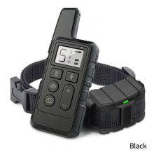 Load image into Gallery viewer, Electric Dog Training Collar Waterproof Pet Remote Control Anti Barking Device Rechargeable 500m with Shock Vibration Sound Flashlight
