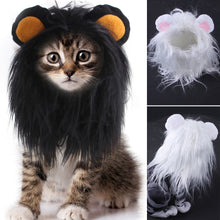 Load image into Gallery viewer, Pet Halloween Hat Cute Lion Mane Cat Wig Hat Dogs Cat Funny Costume Decor Accessories Lion Wig Fancy Hair Cap Pet Supplies
