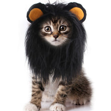 Load image into Gallery viewer, Pet Halloween Hat Cute Lion Mane Cat Wig Hat Dogs Cat Funny Costume Decor Accessories Lion Wig Fancy Hair Cap Pet Supplies
