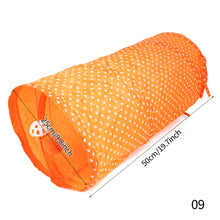 Load image into Gallery viewer, Pet Cat Tunnel Toys Foldable Pet Kitty Training Interactive Fun Toy For Cats Rabbit Small Animal Play Tunnel Tube
