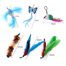 Load image into Gallery viewer, Interactive Cat Toy Hanging Clip Plush Simulation Mouse Retractable Door Hanging Elastic Funny Cats Stick Teaser Toys Pet Supplies
