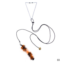 Load image into Gallery viewer, Interactive Cat Toy Hanging Clip Plush Simulation Mouse Retractable Door Hanging Elastic Funny Cats Stick Teaser Toys Pet Supplies

