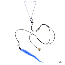 Load image into Gallery viewer, Interactive Cat Toy Hanging Clip Plush Simulation Mouse Retractable Door Hanging Elastic Funny Cats Stick Teaser Toys Pet Supplies
