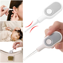 Load image into Gallery viewer, Baby Ear Cleaner Luminous Wax Removal Tool Flashlight Earpick Earwax Remover Curette Light Spoon Ear Clean Tools
