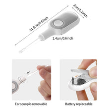 Load image into Gallery viewer, Baby Ear Cleaner Luminous Wax Removal Tool Flashlight Earpick Earwax Remover Curette Light Spoon Ear Clean Tools
