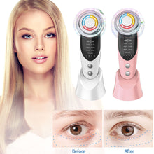Load image into Gallery viewer, Multi-functional Eye Lifting Tighten Massage Vibration Skin Rejuvenation Device Cleaner LED Light Beauty Instrument
