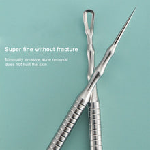 Load image into Gallery viewer, Stainless Steel Acne Needle Acne Squeezing Tool Double Ended Acne Needle Black Headed Needle Cell Acne Needle
