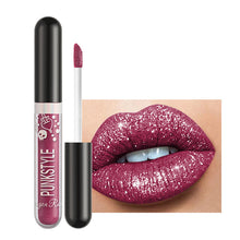 Load image into Gallery viewer, Metallic Color Non Stick Cup Lip Color Pearlescent Diamond Lip Polarized Lip Glaze Liquid Lipstick Makeup Cosmetics
