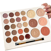 Load image into Gallery viewer, 26 Colors Portable Eyeshadow Palette Earth Color Eyeshadow Long Lasting Highlight Blusher Palette Eye Shadow Makeup Cosmetics
