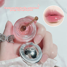 Load image into Gallery viewer, Pink Cherry Honey Nourishing Lip Gloss Moisturizing Lip Balm Anti-cracking Anti-wrinkle Lip Oil Peach Sleeping Lip Repair Care
