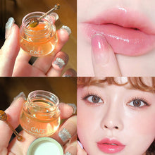 Load image into Gallery viewer, Pink Cherry Honey Nourishing Lip Gloss Moisturizing Lip Balm Anti-cracking Anti-wrinkle Lip Oil Peach Sleeping Lip Repair Care
