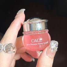 Load image into Gallery viewer, Pink Cherry Honey Nourishing Lip Gloss Moisturizing Lip Balm Anti-cracking Anti-wrinkle Lip Oil Peach Sleeping Lip Repair Care
