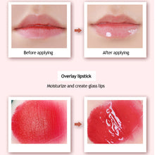 Load image into Gallery viewer, Transparent Lip Oil Moisturizing Lip Gloss White Peach Oolong Honey Rose Essence Lip Oil Mirror Lip Glaze Fade Lip Lines Cosmetics
