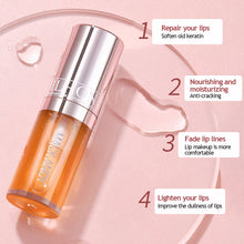 Load image into Gallery viewer, Transparent Lip Oil Moisturizing Lip Gloss White Peach Oolong Honey Rose Essence Lip Oil Mirror Lip Glaze Fade Lip Lines Cosmetics
