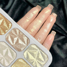 Load image into Gallery viewer, 8 Colors Glitter Highlighter Face Blush Palette Body Shimmer Powder Flash Eyeshadow Brighten Highlight Makeup Cosmetics
