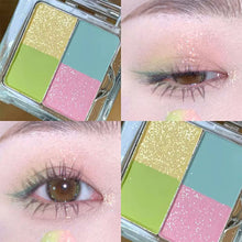 Load image into Gallery viewer, Mini Eyeshadow Palette Portable Flash Earth Purple Color Matte Eyeshadow Long Lasting Waterproof Shimmer Pigment Makeup Cosmetics
