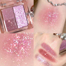 Load image into Gallery viewer, Mini Eyeshadow Palette Portable Flash Earth Purple Color Matte Eyeshadow Long Lasting Waterproof Shimmer Pigment Makeup Cosmetics
