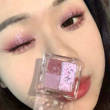 Load image into Gallery viewer, Mini Eyeshadow Palette Portable Flash Earth Purple Color Matte Eyeshadow Long Lasting Waterproof Shimmer Pigment Makeup Cosmetics
