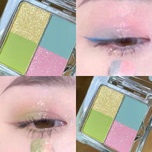 Load image into Gallery viewer, Mini Eyeshadow Palette Portable Flash Earth Purple Color Matte Eyeshadow Long Lasting Waterproof Shimmer Pigment Makeup Cosmetics
