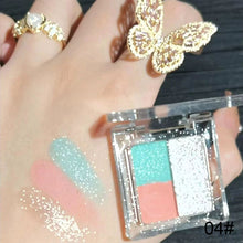 Load image into Gallery viewer, Mini Eyeshadow Palette Portable Flash Earth Purple Color Matte Eyeshadow Long Lasting Waterproof Shimmer Pigment Makeup Cosmetics
